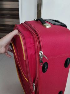 Red Suitcase &amp; Travel Bag