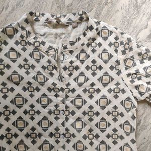 Straight Kurti With Buttons