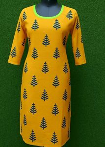 Yellow Kurti