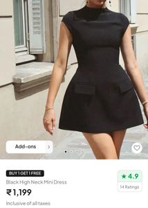 Chic Black Mini Dress