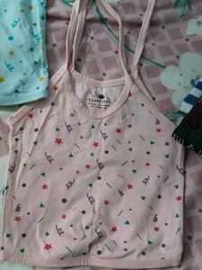 Baby Tops Set of 5 - Size 0-3 Months