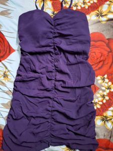 Purple Bodycon Dress