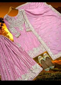 Elegant Pink Kurta Set Xxl