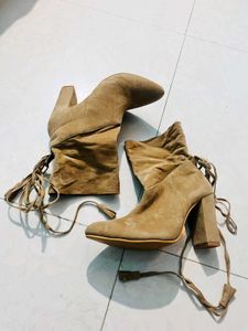 Suede Heeled Boots