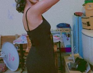 Black Ruched Bodycon Dress With tie up Details, has Shoulder Straps , Sleevesless