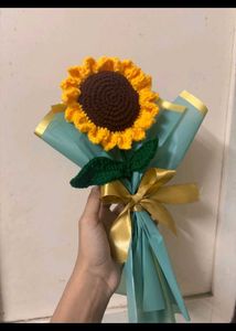 Crochet Sunflower Bouquet