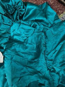 Perfect Puff Sleeves Vintage Blue Gown✨