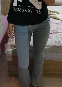 Light Wash Flare Jeans