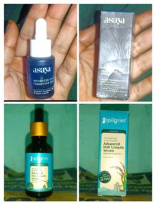 🌺Piligram Hair Growth Serum And Asaya Dark Spots