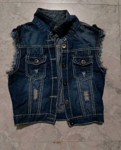 Denim Vest Jacket