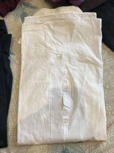 Black And White Plain Shirt Combo