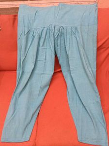 BrandNew SkyBlueStriped NiceEmbroidered KurtiSe