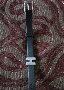 Black 'H' Rhinestone Choker