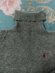 Gray Turtleneck Sweater
