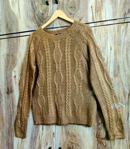 Brown Branded Pullover Si,e-36-38
