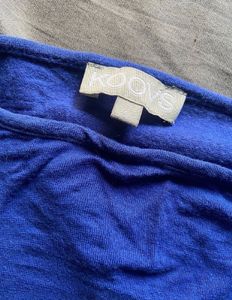 Blue Crop Top