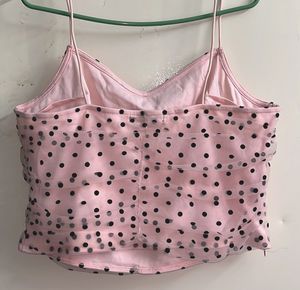 Polker Dot Top &amp; white Jean Combo