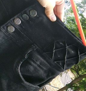 prize drop High waist Black  jeans