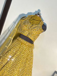 Elegant Yellow Lehenga Choli Set