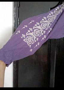 Purple Kurta Set