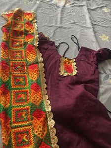 Ethnic Kurta Set For 7-10 Year Old