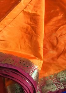 Orange SILK SAREE