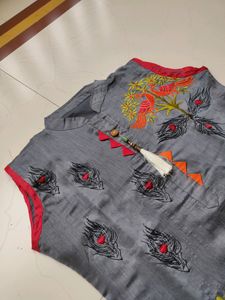 Kurti .   Cloth Material - Rayon