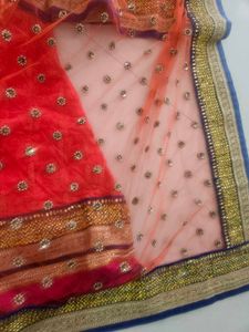 Gorgeous Evergreen lakhnavi Lehenga Choli Set