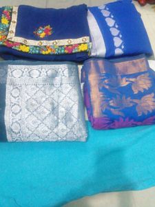 Beautiful  Blue Sarees