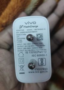 Vivo 80watt Flash Charger Original Only Adaptor