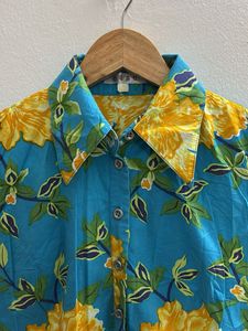 Floral Sleeveless Shirt