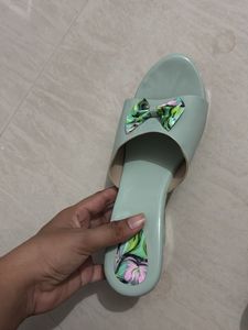 Floral Wedge Heels