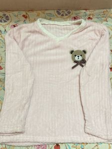 Cute Pink Long Sleeve Top