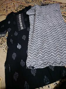 Black Kurti + Duppata