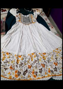 Floral Print Ethnic Skirt