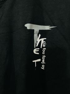 Men Black Cool Full Sleeves T-shirt