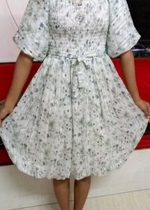 Floral Print Off-Shoulder Mini Dress