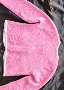 (Made In Korean) Pink Knit Cardigan