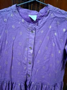 Chic Lavender Tiered Midi Dress