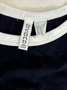 H&amp;M White Detail Top