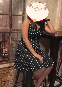 Polka Dot Fit & Flare Dress