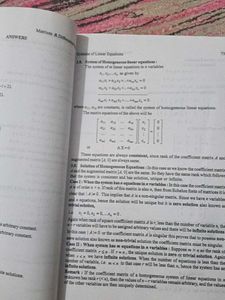 Matrices &amp; Differential Equations (B.Sc - I)