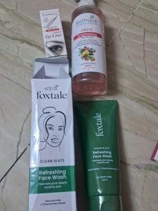 Foxtale &amp; Biotique Face Wash Bundle