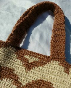 Crochet Powerpuff Tote Bag