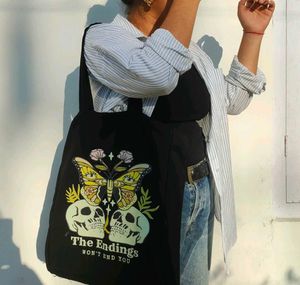 Black Compartment Everyday Bag