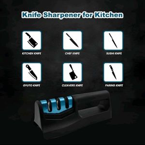 Knife Sharpener for Kitchen – Includes Vegetable C