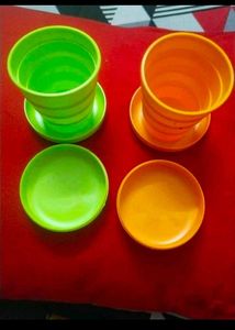 Kids Travelling Glass 🍷 2 Pc Combo