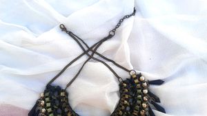 Black Choker Style Neckpiece