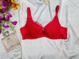 🇳🇿💫🎀 Elegant Red Lace Bra