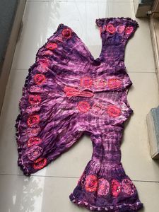 Purple Boho Short Kurti